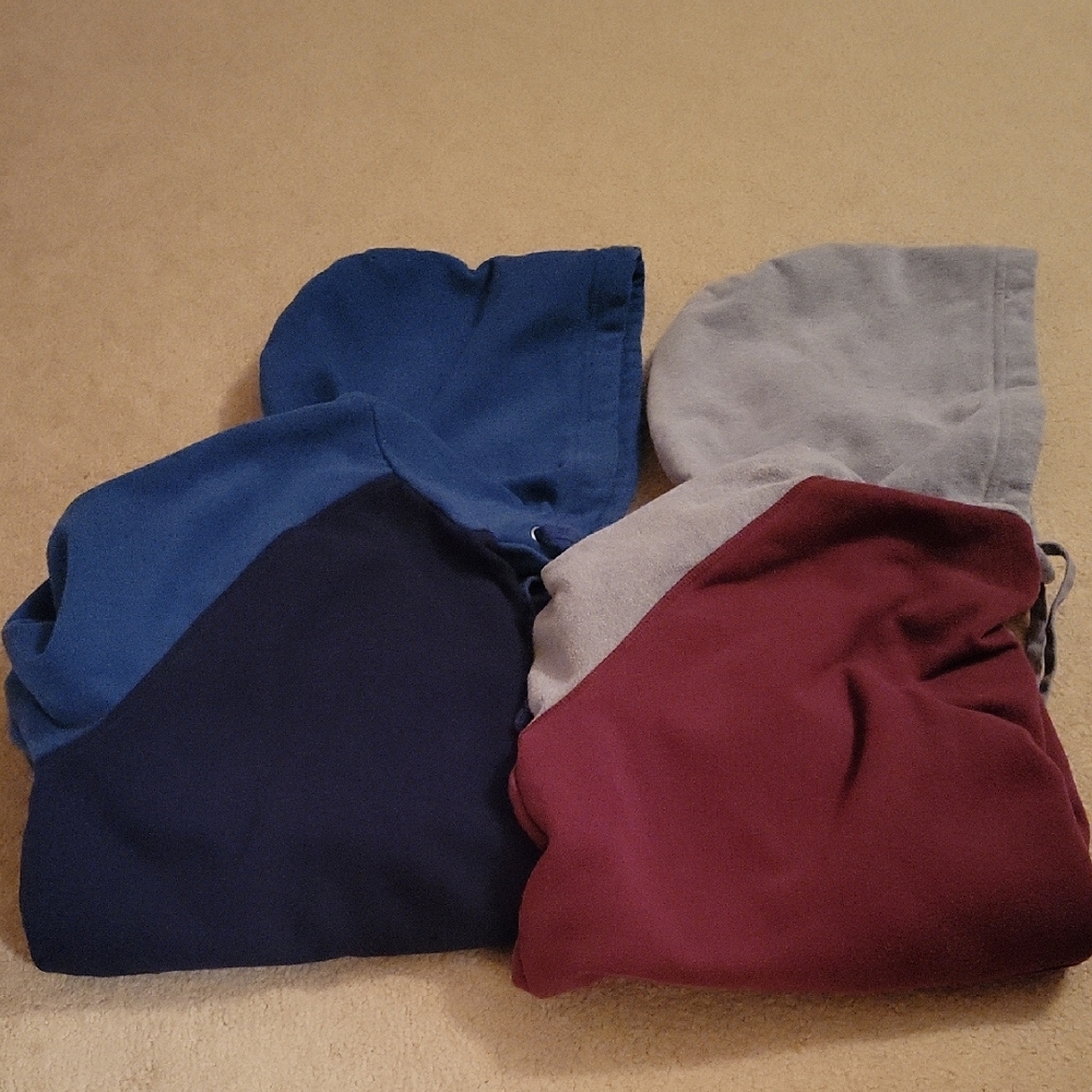 2 Mens Goodfellow & Co Color Block Hoodies Size XL